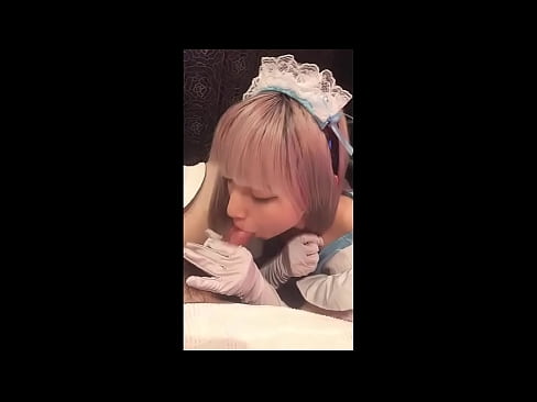 ❤️ Japansk idol [mayuka], Franska jungfrukostym, del 1, avsugning och runka av med lotion ️❌ Porno at us